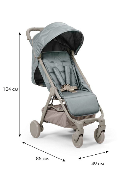 Elodie коляска прогулочная MONDO - Pebble Green Renew - фото  6
