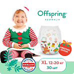 Offspring трусики-подгузники XL 12-20 кг 30 штук Новый год