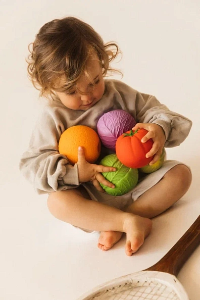 Oli&Carol мячик из натурального каучука Orange - фото  5