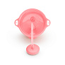 Munchkin поильник Click Lock Any Angle™ с трубочкой розовый  280мл. 12+ - фото 3