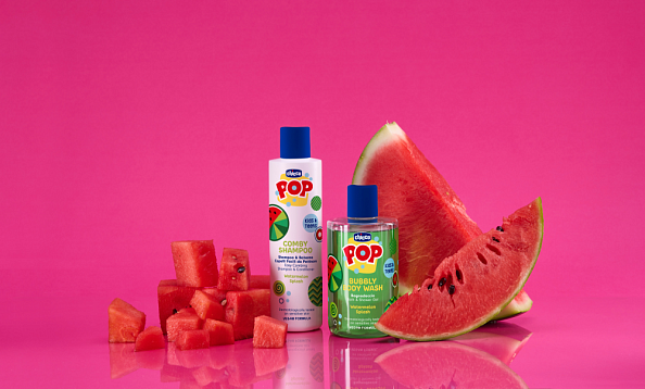 Chicco гель для душа POP Арбуз 300 мл - фото  6