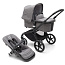 Bugaboo Fox5 коляска 2 в 1 Black/ Grey Melange/ Grey Melange complete