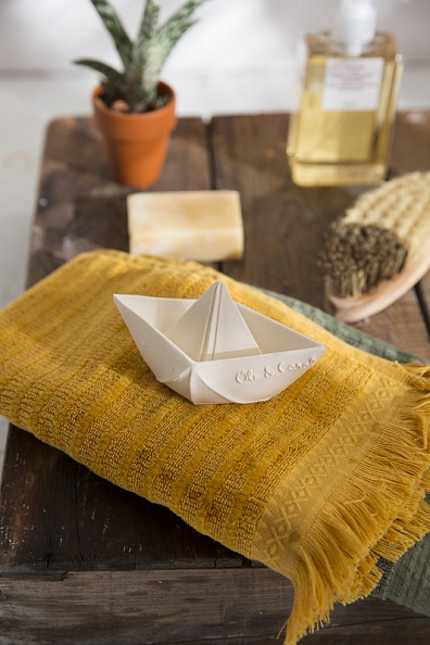 Oli&Carol прорезыватель для зубов Origami Boat white - фото  3