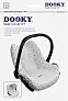 Xplorys Чехол в автокресло DOOKY Seat cover 0+ Light Grey Crowns