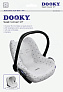 Xplorys    DOOKY Seat cover 0+ Light Grey Crowns