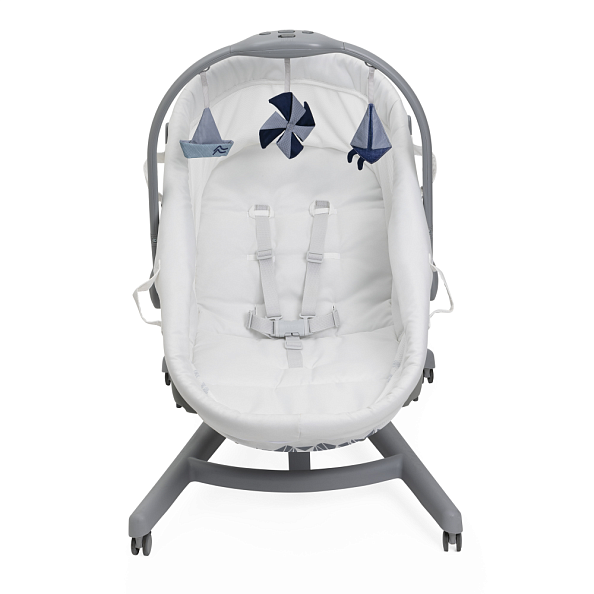 Chicco кроватка-стульчик 5-в-1 Baby Hug Pro White Cream - фото  15