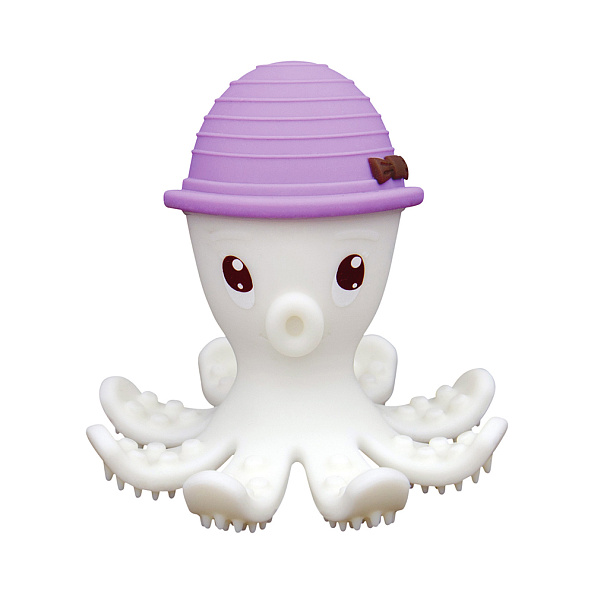 Mombella прорезыватель силиконовый Octopus, сиреневый