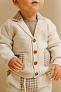 leoking костюм-тройка(жакет,кофточка,брюки) цвет белый