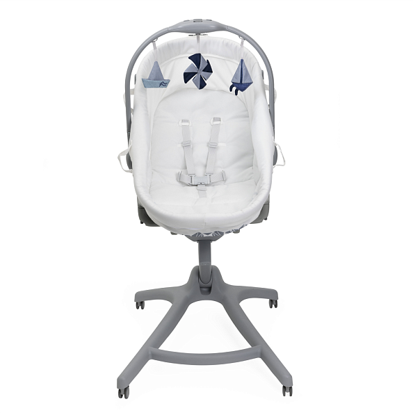 Chicco кроватка-стульчик 5-в-1 Baby Hug Pro White Cream - фото  14
