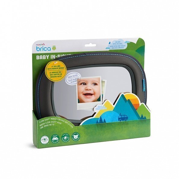 Brica munchkin зеркало контроля за ребёнком в автомобиле Baby In-Sight® Mirror - фото  9
