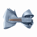 Milledeux Заколка-зажим "Boutique Bow", маленькая, коллекция "Satin", французский голубой