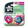 Tommee Tippee соска-пустышка силиконовая Fun Style для девочек, 18-36 мес., 2 шт. - фото 5